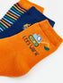 LC Waikiki Printed Baby Boy Socket Socks 3-Pack